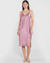 La Senza Unlined Sexy Sleep Satin Slip Pink / M